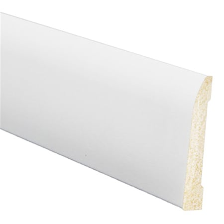 8 Ft. White Base Poly Molding